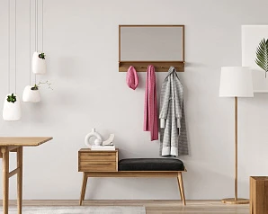 заказать Лавка с зеркалом "Bruni" арт BR40