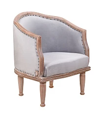 Низкое кресло Alamo Grey в интерьере