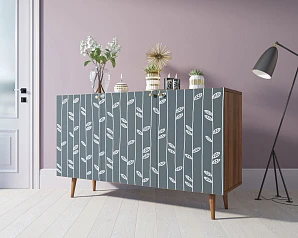 купить Комод "Berber" три дверки 18 принт арт BB01/Print_18 в интернет-магазине