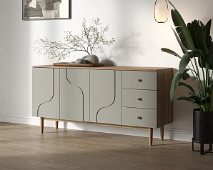 красивые Комод с тремя дверками и ящиками "Arka" AR02-F2 на заказ