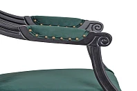 Мягкий стул с подлокотниками Runako Green на заказ