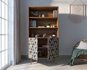 заказать Стеллаж с дверками "Berber" принт 26 арт BB26/Print_26