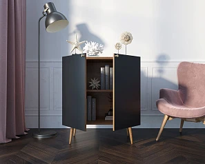 фото Комод "Berber" две дверки малый 33 принт арт BB38/Print_33 в интерьере