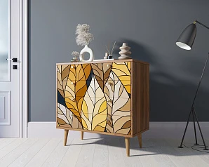 стильный Комод "Berber" пять ящиков 08 принт арт BB36/Print_08 на заказ