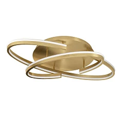 купить красивые 390534 Светодиодный настенно-потолочный светильник с регулировкой цветовой температуры BOGADO, 40W(LED) ,2200-6500K, 7000lm, сталь, золотой, белый в интернет-магазине