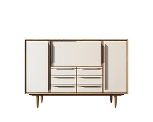 купить стильные Большой комод "Bruni white" арт BR09WH