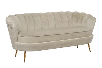Диван ракушка для гостиниц Pearl Triple Taupe