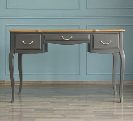 купить Стол письменный "Leontina Black" арт ST9347BLK