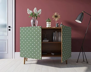 купить красивые Комод "Berber" две дверки 12 принт арт BB04/Print_12 в интернет-магазине