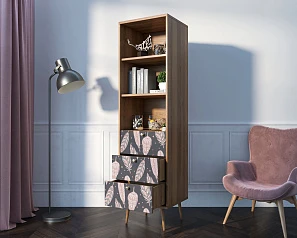 Стеллаж с ящиками "Berber" принт 40 арт BB45/Print_40 на заказ в интернет-магазине