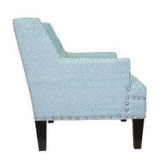 красивое Мягкое полукресло с подлокотниками Mart Blue на заказ