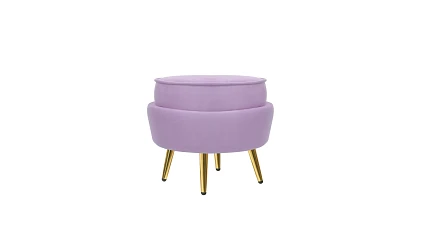 купить Кресло с пуфом ракушка Pearl Purple
