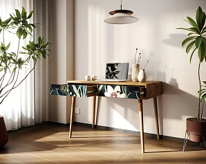 Стол рабочий "Berber" малый арт BB32/Print_54 в интернет-магазине