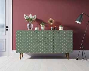 стильные Комод "Berber" с ящиками 12 принт арт BB14/Print_12