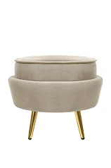 фото Пуф Pearl Adorn Taupe в интерьере