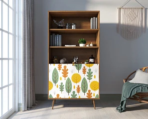 купить красивые Стеллаж с дверками "Berber" принт 30 арт BB26/Print_30 в интернет-магазине