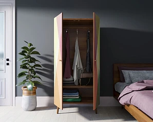 купить Шкаф малый двухстворчатый "Berber" принт 16 арт BB08/Print_16