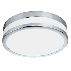 купить красивые 94998 Светодиодный настенно-потолочный светильник LED PALERMO, 11W (LED), ?225, IP44, сталь, хром/сатиновое