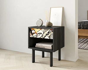 Тумбочка с верхним ящиком "Emerson" by Kandinsky арт EM11/Print_01 в интернет-магазине