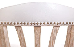 купить Мягкий стул с подлокотниками Tanner White Leather