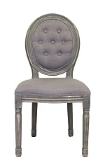 Дизайнерский обеденный стул модерн Volker Button Grey в интернет-магазине