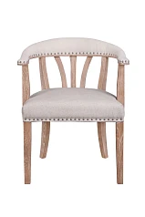 фото Мягкий стул с подлокотниками Tanner Beige