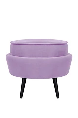 Пуф Pearl Adorn Purple на черных ножках