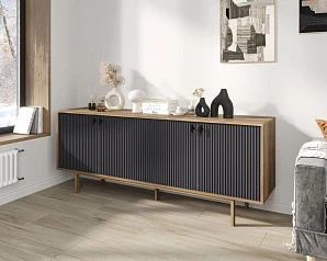 Комод с четыремя дверками "Emerson" арт EM01/7024/L