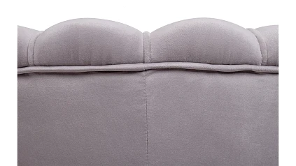заказать Кресло с пуфом ракушка Pearl Grey