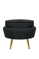 Пуф Pearl Adorn Black в интернет-магазине