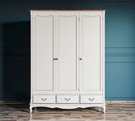 купить Шкаф Leontina для одежды трехстворчатый с ящиками арт ST9327KR/3 в интернет-магазине