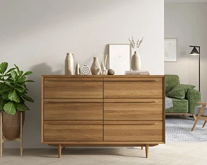 Комод "Bruni" с шестью ящиками арт BR05 на заказ в интернет-магазине