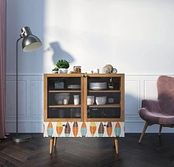 купить красивый Буфет низкий "Berber" принт 48 арт BB47/Print_48 в интернет-магазине