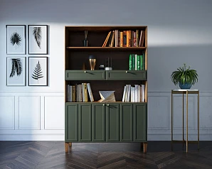 заказать Стеллаж широкий двухстворчатый "Andersen" арт AN17 в интернет-магазине