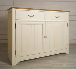 фото Комод Olivia из березы в бежевом цвете арт GA4005-1C в интерьере