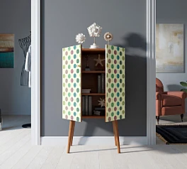 купить Комод на высоких ножках "Berber" 24 принт арт BB09/Print_24 в интернет-магазине