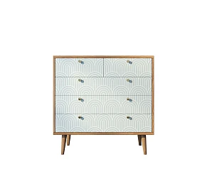 купить красивые Комод "Berber" пять ящиков 34 принт арт BB36/Print_34 в интернет-магазине
