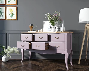 красивые Консоль "Leontina Lavanda" 6 ящиков арт ST9358L
