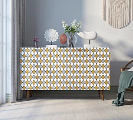 заказать Комод "Berber" с двумя дверками и ящиками принт 22 арт BB17/Print_22