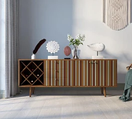 купить Комод "Berber" удлиненный с бутылочницей 20 принт арт BB15/Print_20 в интернет-магазине