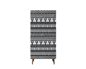 фото Шкаф малый двухстворчатый "Berber" принт 19 арт BB08/Print_19 в интерьере