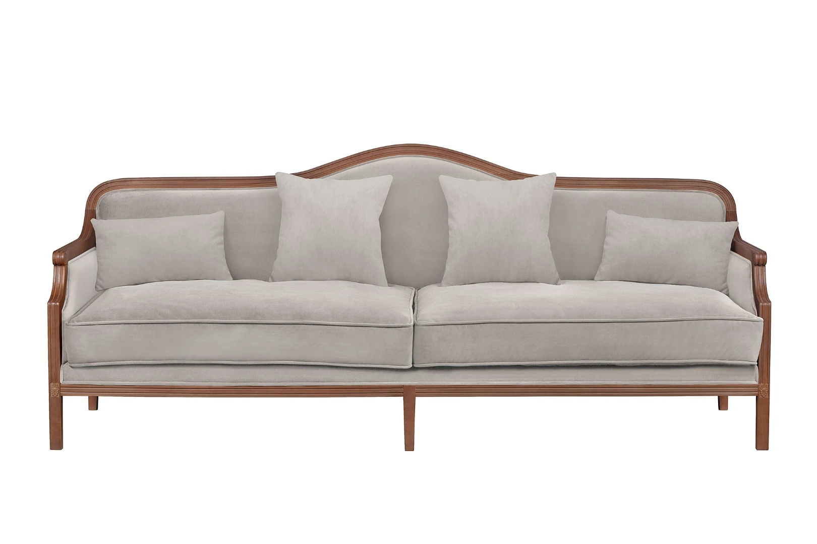 Диван с высокой спинкой для гостиниц Madesta Grey