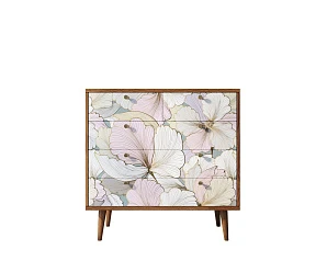 красивый Комод "Berber" пять ящиков 31 принт арт BB36/Print_31