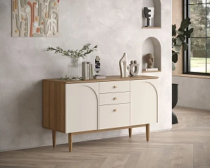 Комод с двумя дверками и ящиками "Arka" AR04 в интерьере