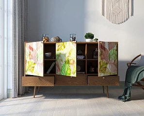 фото Комод "Berber" три дверки и три ящика 29 принт арт BB24/Print_29