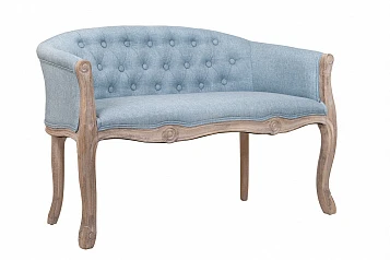 купить красивый Дизайнерский двухместный диван Kandy Double Light Blue в интернет-магазине