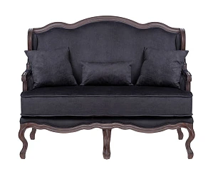 заказать Двухместный дизайнерский диван Brody Double Black