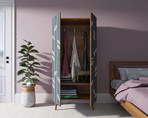 купить Шкаф малый двухстворчатый "Berber" принт 18 арт BB08/Print_18