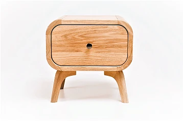 Тумба в Скандинавском стиле "Ellipse" с ящиком арт EL19 Коричневый