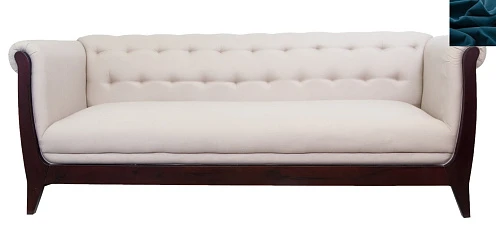 купить Классический диван Delvin синий